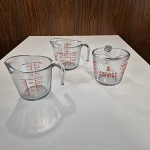 (3) Glass 2 Cup Measuring Cups