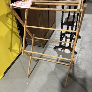 Wooden clothes, dryer rack