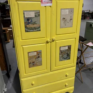 Children’s cabinet, 37 x 21 x 63”