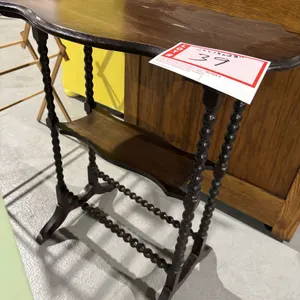 Hall table, 25 x 15 x 28”