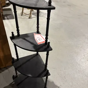 Corner stand, 9 x 9 x 40”