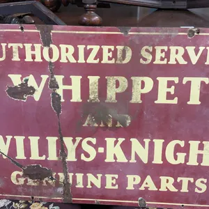 Antique Whippet sign
