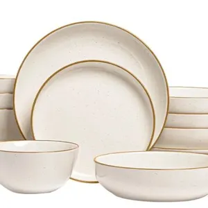 over&back Options 16-piece Dinnerware Set - New/Open Box