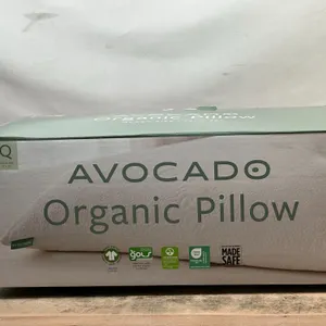 Avocado: Organic Pillow with Natural Latex and Kapok Fill, Queen- Used