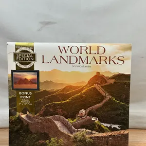 LANG: 2026 Wall Calendars, World Landmarks- New