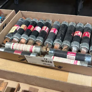 Tray of Fusetron and Gould Fuses