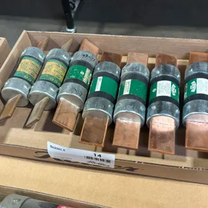 Tray of Bussmann Fuses
