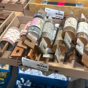 Tray of Limitron and Gould Fuses
