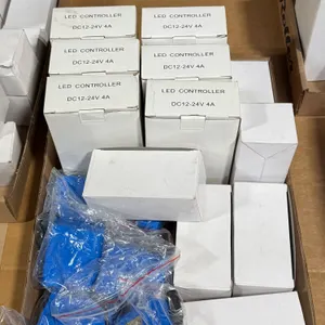 Tray of LED Controllers DC12-24V 4A With Batteries and Charges