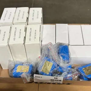 Tray of LED Controllers DC12-24V 4A With Batteries and Charges