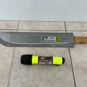 UNUSED 18” Machete & LED Flashlight