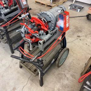Ridgid 300 Threader w/ (2) Die Heads, Pipe Cutter, Reamer, Foot Pedal, Etc.