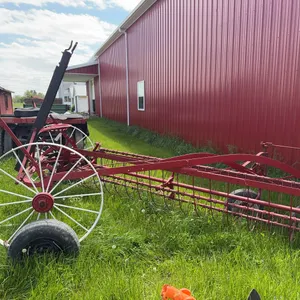 11’ Side Delivery Hay Rake w/ tow cart