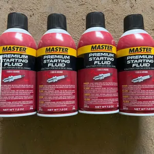 QTY OF (4) 7.2OZ MASTER PREMIUM STARTING FLUID