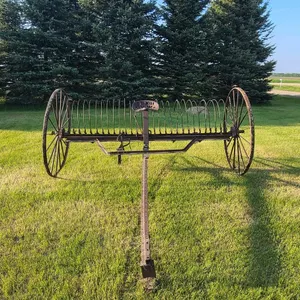 OFFSITE - Antique hay buncher.