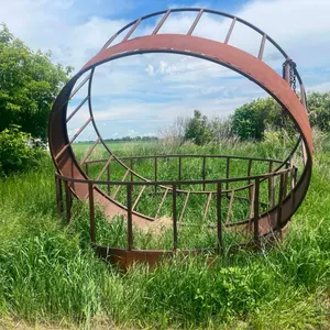 OFFSITE - Two extra large round bale feeders