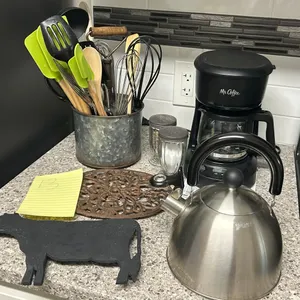 Coffee Pot, Tea Pot and Utensils