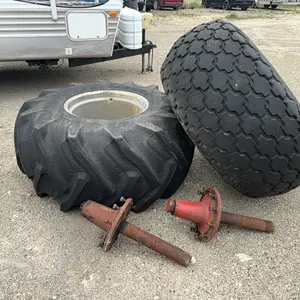 Combine tires, 28L-26, and spindles