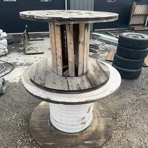 Wooden spools