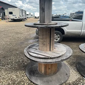 Wooden spools
