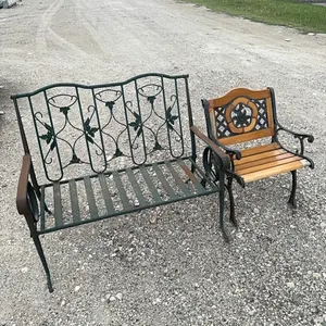 2 outdoor benches