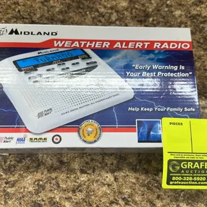 Midland digital weather and all hazards alert radio. Features S.A.M.E. localized reception technology, public alert certification, and NOAA weather ch