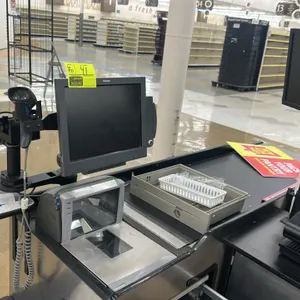 Datalogic Magellan 8500 Xt POS systems. Includes Datalogic scanner/scales, Toshiba touchscreen monitors, handheld barcode scanners, receipt printers, 