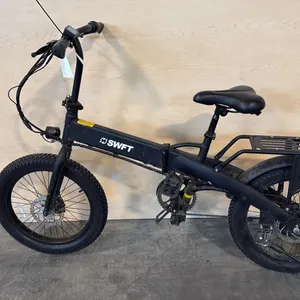 BLACK SWFT FX FOLDING ELECTRIC SCOOTER - NO KEY, NO CHARGER