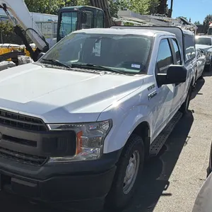 2019 FORD F-150 XL FX4, 4DR CREW CAB PU, WHITE, VIN 1FTFX1E57KKD09455,