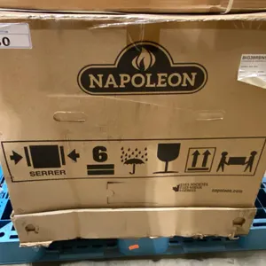NAPOLEON MODEL BIG38RBNSS-1. STAINLESS STEEL 38" PREMIUM BUILT IN NATURAL GAS GRILL WITH 5 BURNERS,