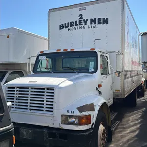 1996 INTERNATIONAL S-SERIES 4700, 2DR BOX TRUCK, WHITE, VIN 1HTSCABM7TH379223,