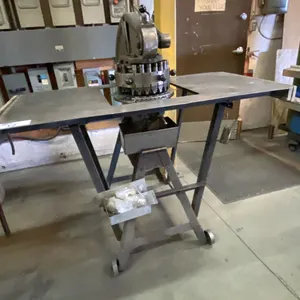 ROTEX 18AK HEAVY DUTY INDUSTRIAL MANUAL TURRET PUNCH PRESS