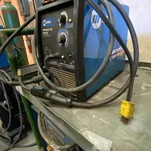 MILLER MILLERMATIC 140, 120V MIG WELDER WITH POWER CABLE, STINGER & GROUNDING CABLE