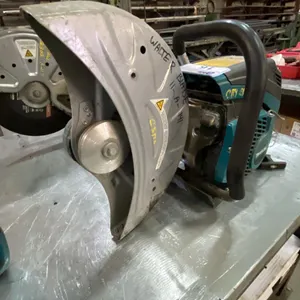 MAKITA EK6101, GAS POWERED 14" INDUSTRIAL STEEL/CONCRETE CUT OFF SAW *PULL START NEEDS REPAIR*