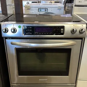 KITCHENAID FLAT TOP ELECTRIC RANGE WITH CONVECTION OVEN
