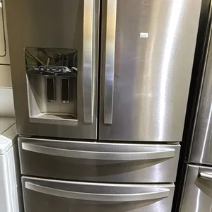 WHIRLPOOL 36" WIDE STAINLESS STEEL FRENCH DOOR FRIDGE WITH 2 BOTTOM FREEZER DRAWERS