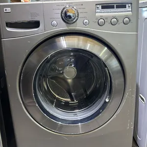 LG GREY FRONT LOAD WASHING MACHINE