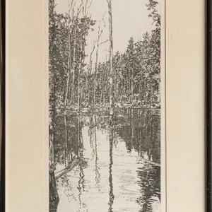 JOHN BENN "BEAVER LAKE," ETCHING ED.  4/50