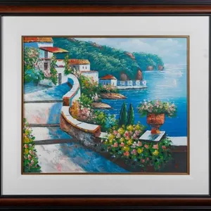 COASTAL LANDSCAPE OIL PAINTING