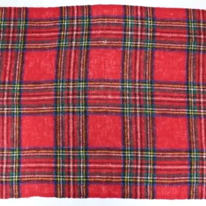 HUDSON BAY CO. MOHAIR & WOOL ROYAL STEWART BLANKET