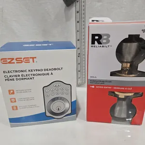Ezset Electronic Key Pad Dead Bolt, Reliabilt Key Door Locks