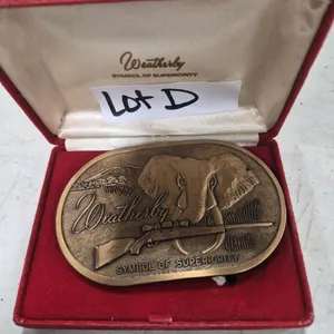 Weatherby Belt buckle in case