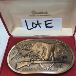 Weatherby Belt buckle in case