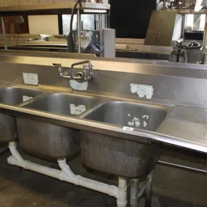 3 Section Sink, 90 x 25 x 40