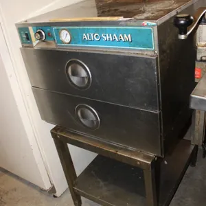 Alto-Shaam 2 Drawer Warmer on Stand, 24 x 24 x 19, Stand Measures 24 x 20 x 21