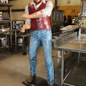 6 Foot Cowboy Statue