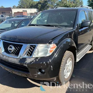 2011 Nissan Pathfinder,  5N1AR1NB2BC605774-KEY