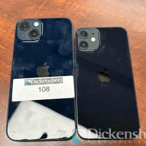 APPLE IPHONE 12 MINI AND IPHONE 13, QTY (2)