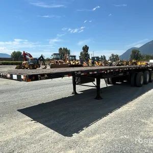 2015 Doepker 32 ft Tri/A Super B-Train Lead Flatbed Trailer