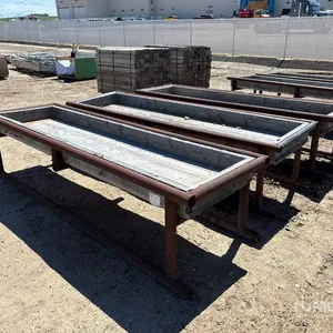 Quantity of (3) 10 ft x 3 ft Feeding Troughs